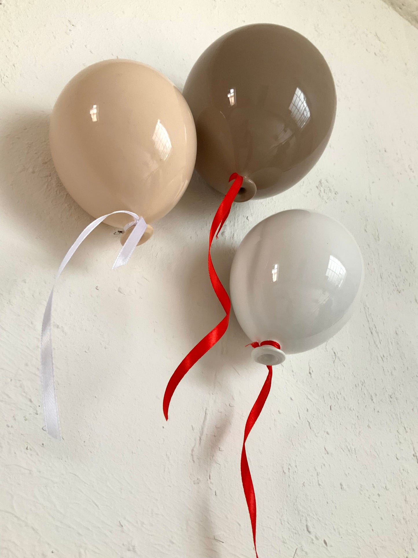 Set Palloncini in ceramica/ Ceramic balloons/ Gift for Kids/ Baby Shower Balloons/ Party Balloons