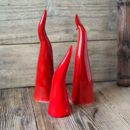 Corno rosso NAPOLETANO in ceramica artigianale - CRC Artigian Design