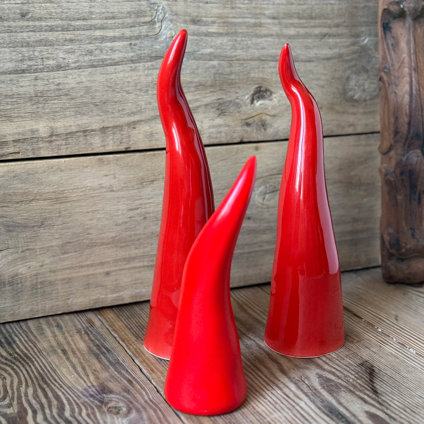 Corno rosso NAPOLETANO in ceramica artigianale - CRC Artigian Design